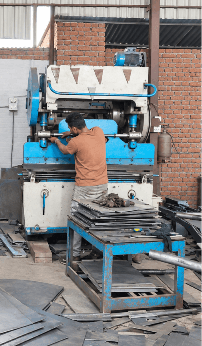 Bending and Folding manufacturing process at WBRS Industries