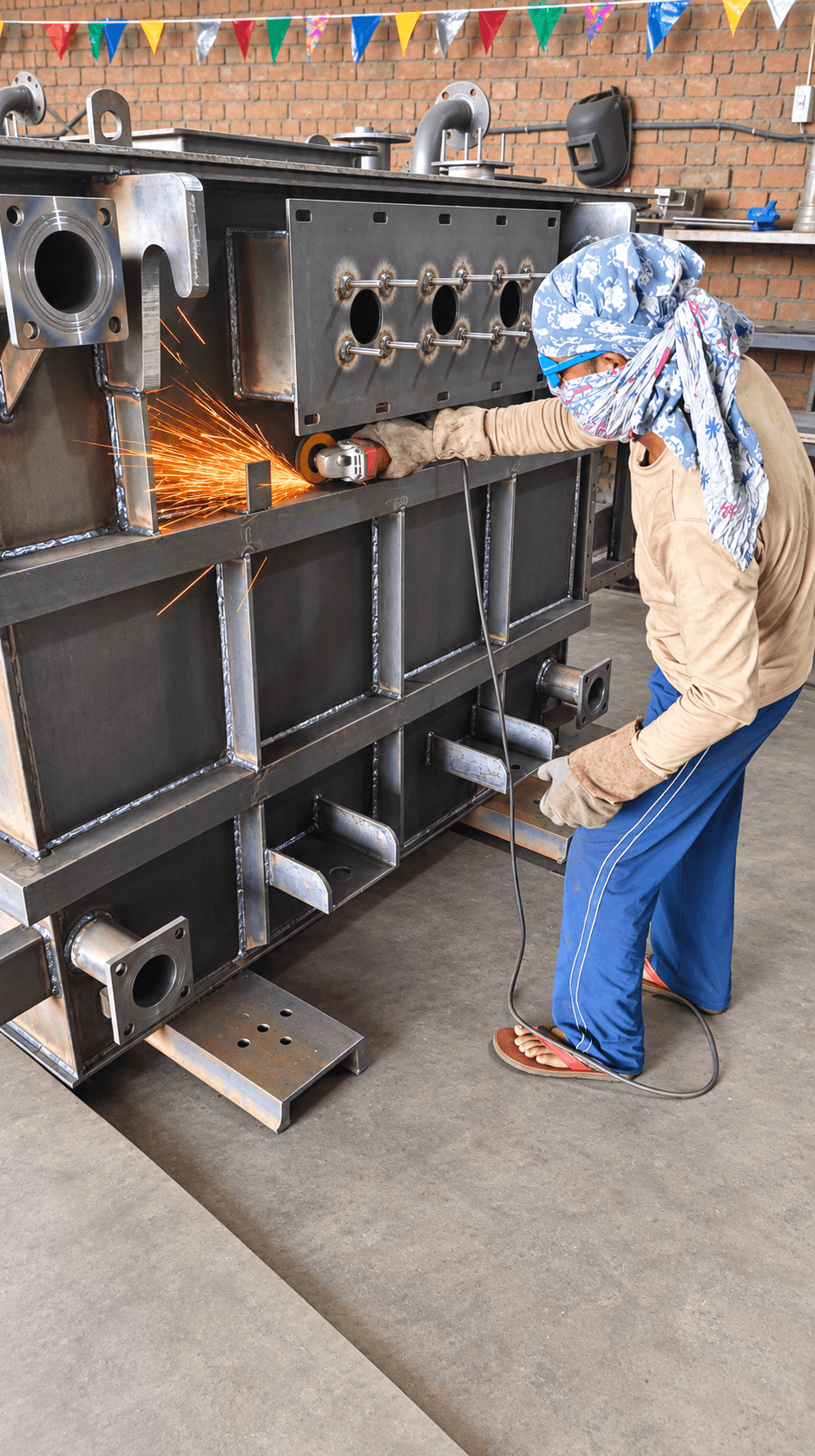 Finishing manufacturing process at WBRS Industries