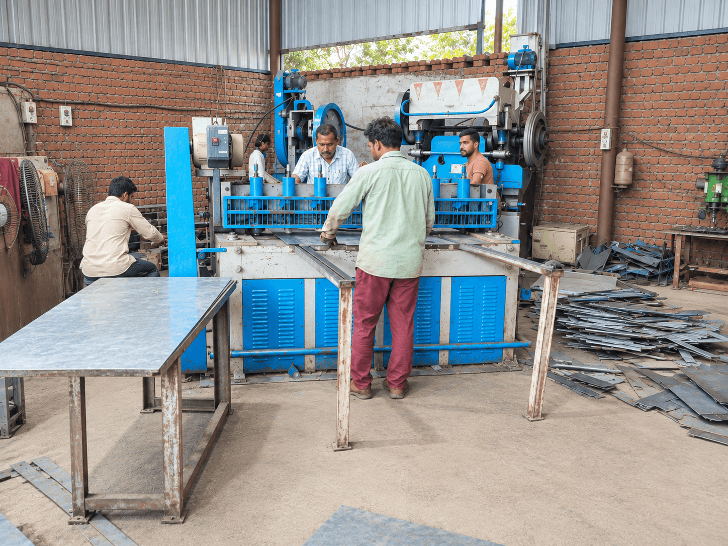 Sheet Cutting manufacturing process at WBRS Industries