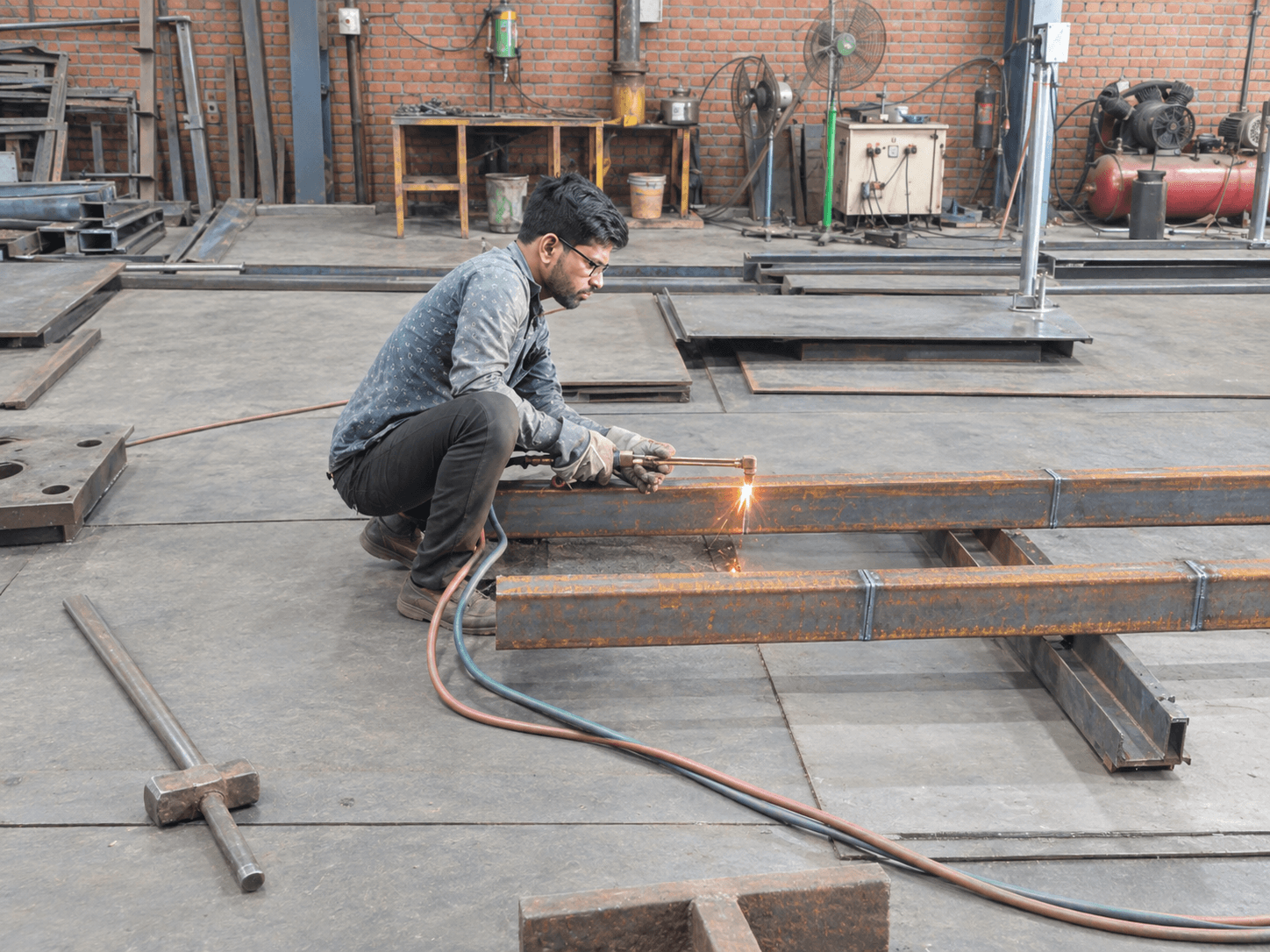 Sheet Cutting manufacturing process at WBRS Industries